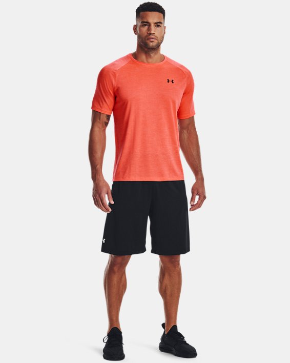 Men's UA Tech™ 2.0 Short Sleeve, Orange, pdpMainDesktop image number 2
